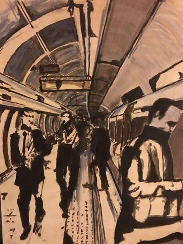 Acrylique - 55 x 45 cm