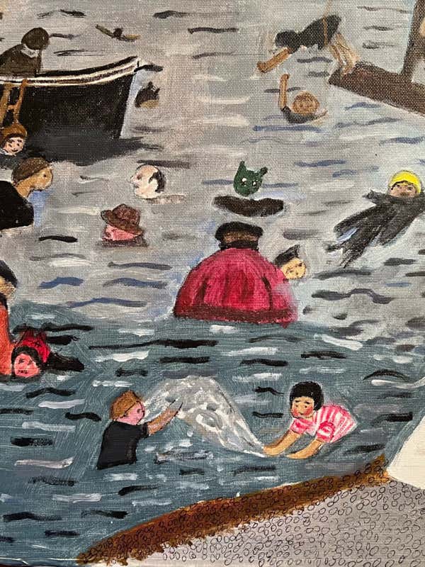 Acrylique - 50 x 35 cm